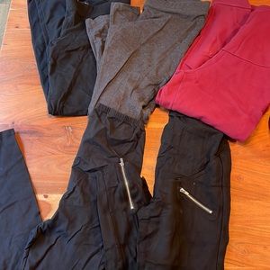 Lot of 5 pairs of maternity leggings - size small